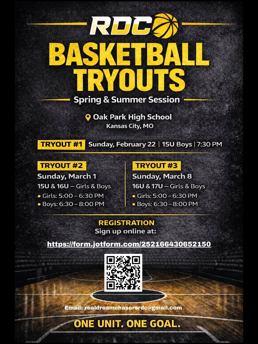 real_chasers's tweet image. 🏀Tryout season is almost here.
Spring &amp;amp; Summer | High School
No shortcuts. No handouts. Just work.

👉 Register via the link form.jotform.com/252166430652150

#RDCBasketball #EarnedNotGiven #OneUnit