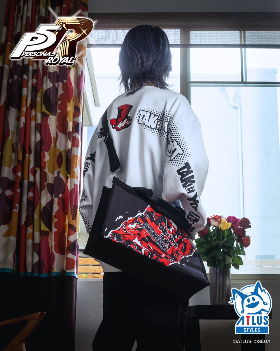 AtlusStyles's tweet photo. Oversized. Premium. Dangerously comfy. ❤️‍🔥

Lock in this Persona 5 Royal Take Your Heart sweater pre-order from Shop ATLUS!
🖤: https://t.co/VC3hrtj8K1 https://t.co/kovxC0ARhM