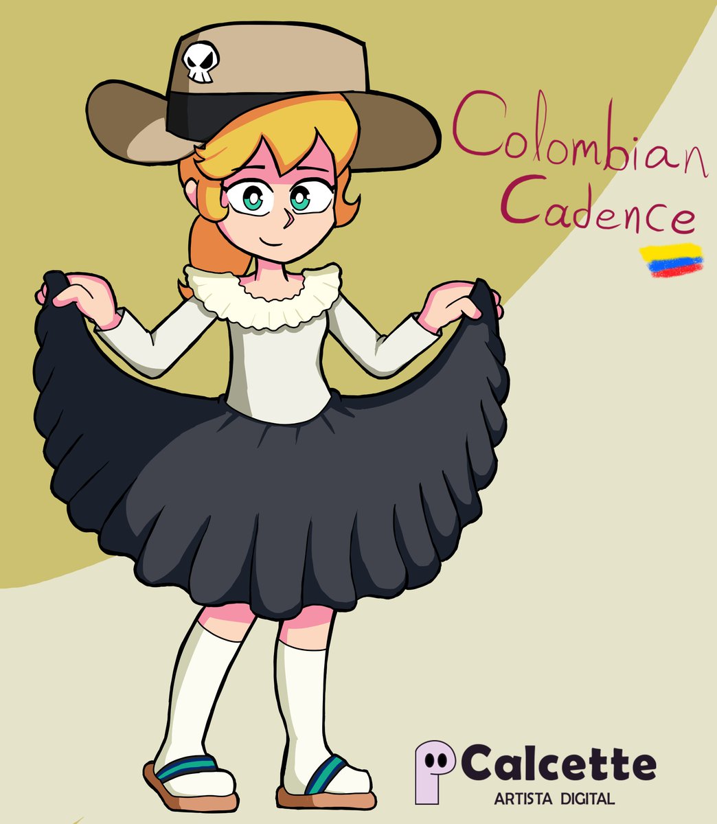 calcette's tweet photo. Colombian Cadence I made for a Rift of the Necrodancer fan art contest. #art #artmoots #fanart https://t.co/kzUMQSCwO9