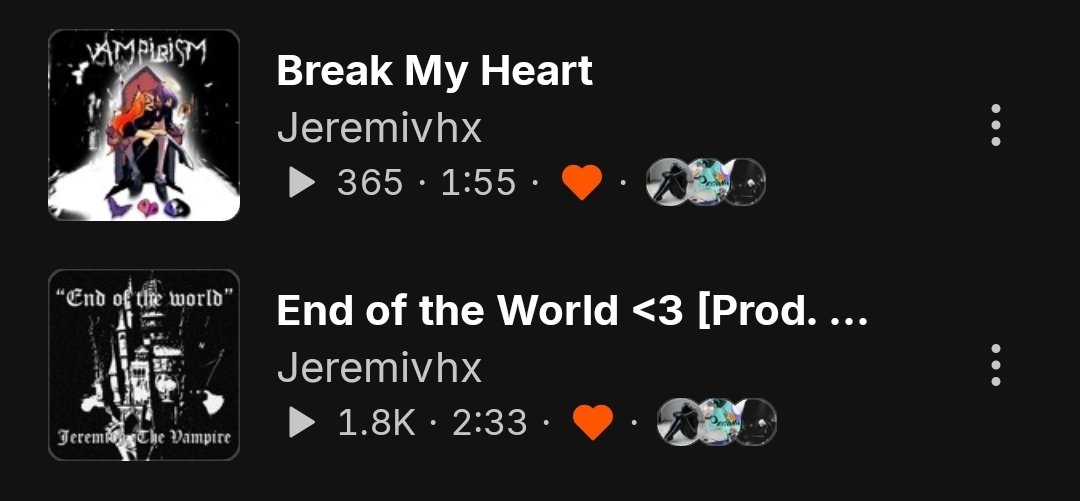 vampirism (2021)
my first solo album++