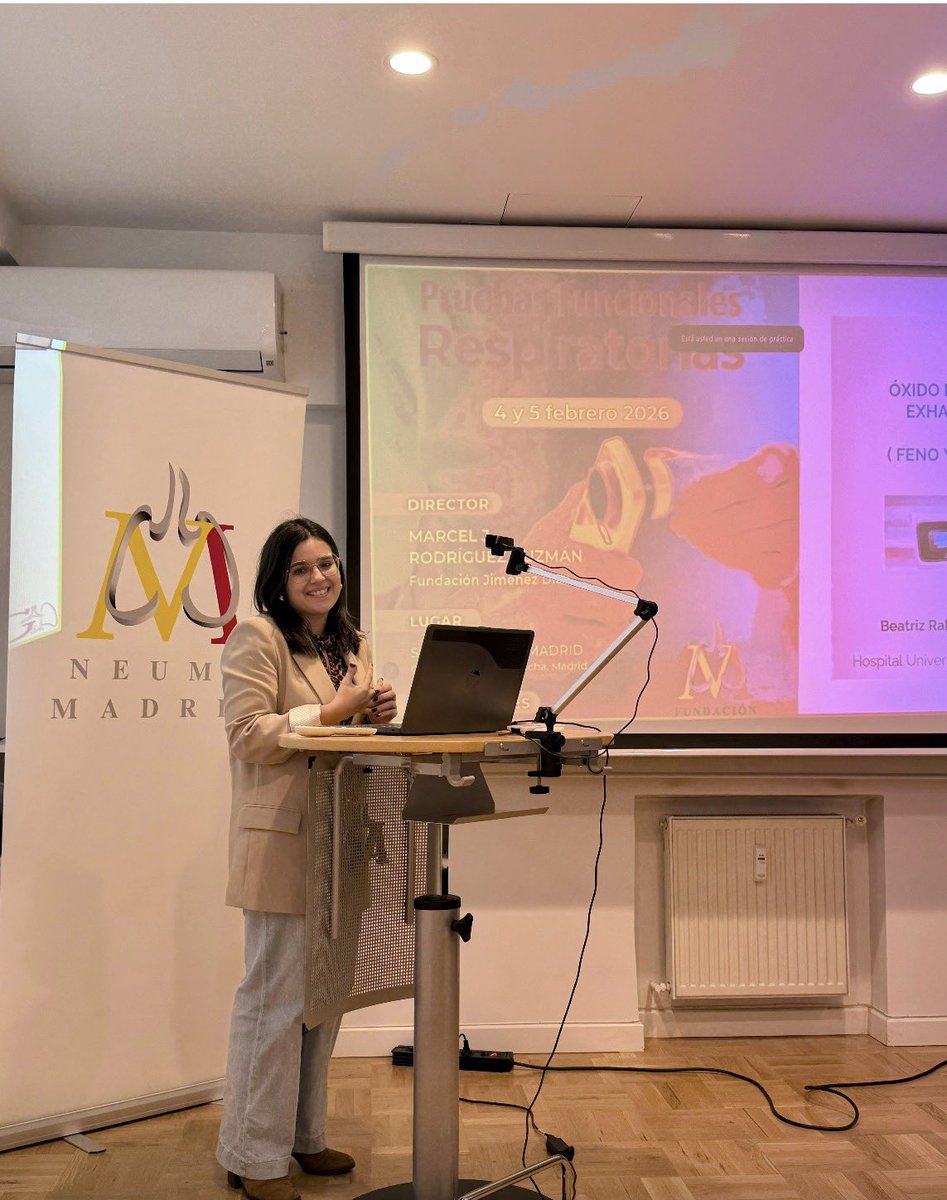 biosani's tweet photo. Hoy en el curso de Pruebas Funcionales Respiratorias 🫁
👉 Utilidad clínica del FeNO
👉 Papel del NO nasal en la sospecha de DCP
Menos números aislados y más interpretación clínica⚠️
#FeNO #ÓxidoNítricoNasal #Neumología #PruebasFuncionales #Neumomadrid https://t.co/orB3KEJQgG