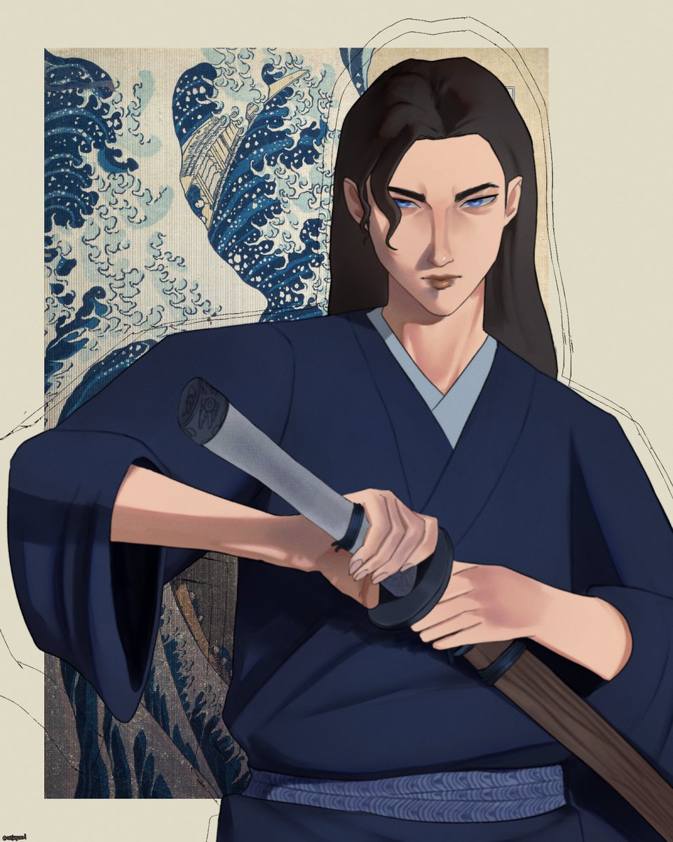 Mizu.
#BlueEyeSamurai