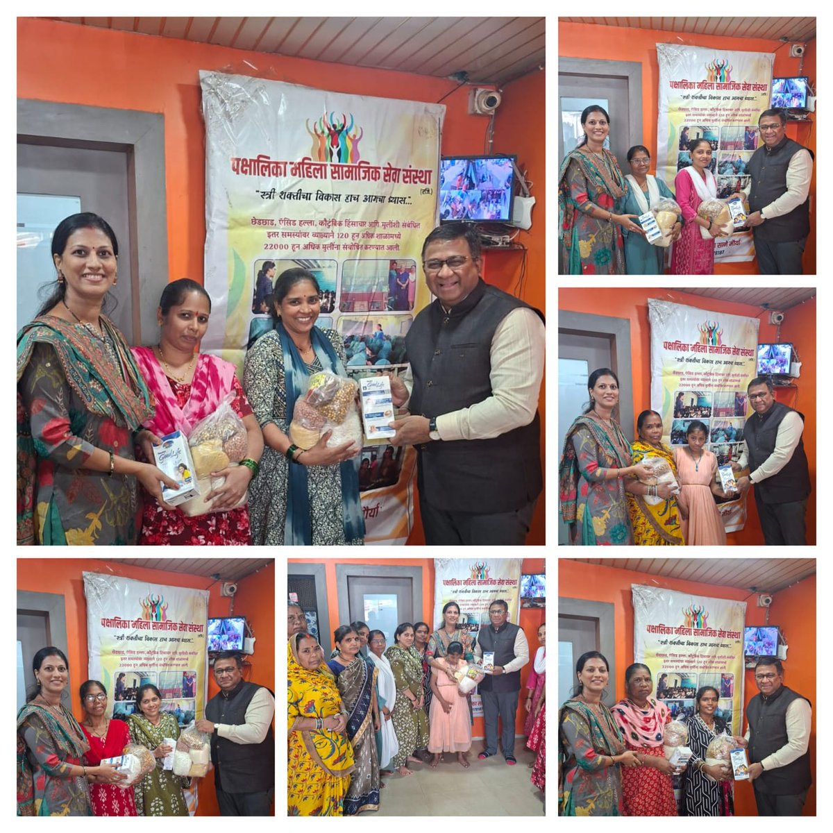 Happy to distribute "Nutri kits to underprivileged &amp; poor families,hand over to women of the house from slum area at kherani road, andheri (e) <a href="/Prajaktasane19/">Prajakta Sane Maurya</a> from "Pakshalika mahila samajik Sanstha" has made  arrangements <a href="/Dev_Fadnavis/">Devendra Fadnavis</a> <a href="/ShelarAshish/">Adv. Ashish Shelar - ॲड. आशिष शेलार</a> <a href="/AmeetSatam/">Ameet Satam</a> <a href="/parag_alavani/">parag alavani</a>
