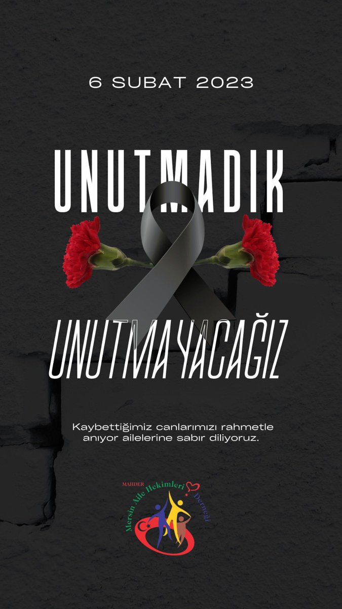 MAHDER ... Mersin Aile Hekimleri Derneği ... tweet media