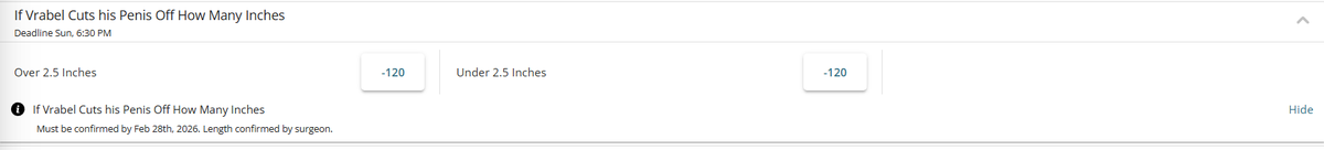 Under 2,5 for the max