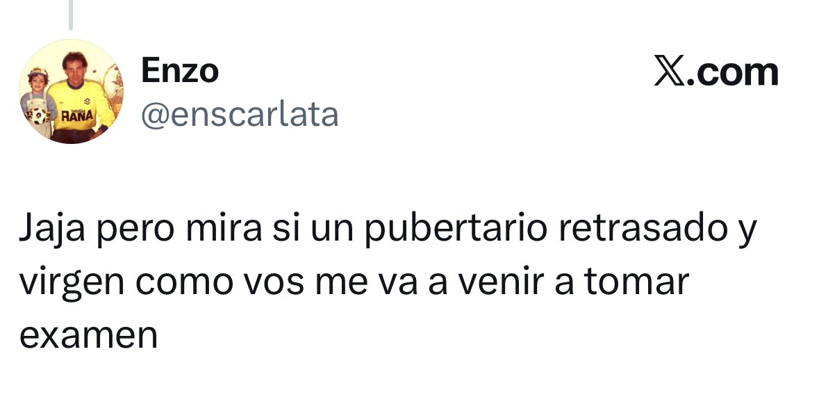 No le tomé exámenes pero le hice una pregunta y por las dudas me bloqueó. Sin responder, obvio.