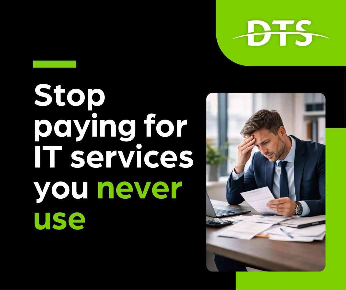 dtsmn's tweet photo. You’re probably paying for IT you don’t even use.
 Break-fix feels easy — until the same issues keep coming back.

Proactive managed IT stops problems before they cost you. See where you’re overspending.

https://t.co/5Oe2grnN7B

#ManagedServices #IT https://t.co/9jBhIYfO0L