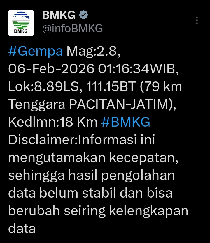 redyhard's tweet photo. #gempa #bmkg https://t.co/krfGBUKGx6