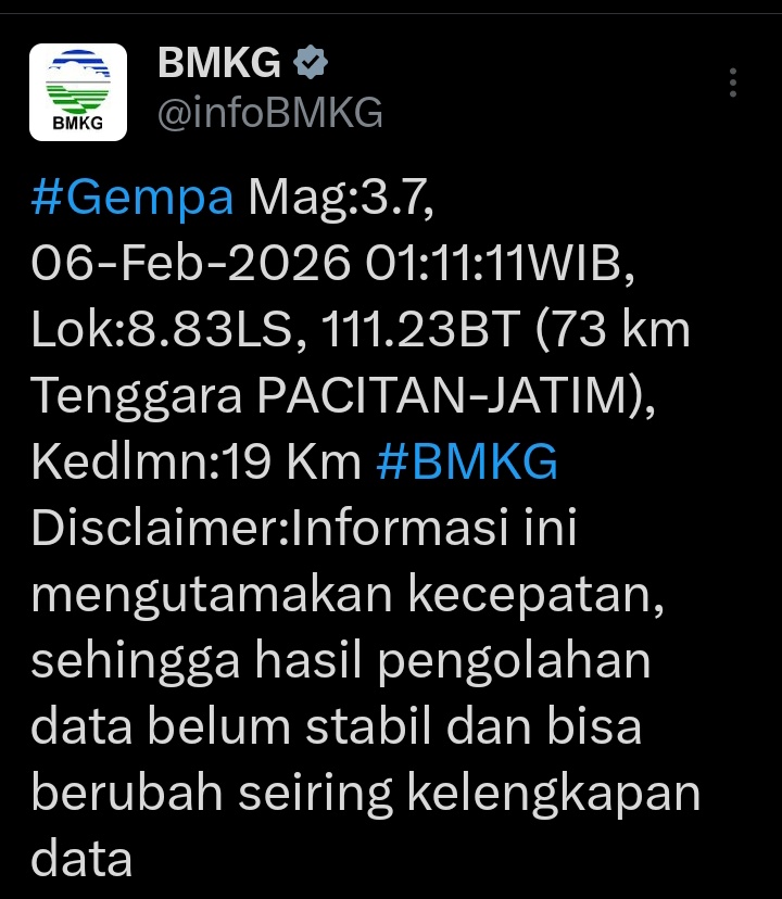 redyhard's tweet photo. #gempa #bmkg https://t.co/krfGBUKGx6