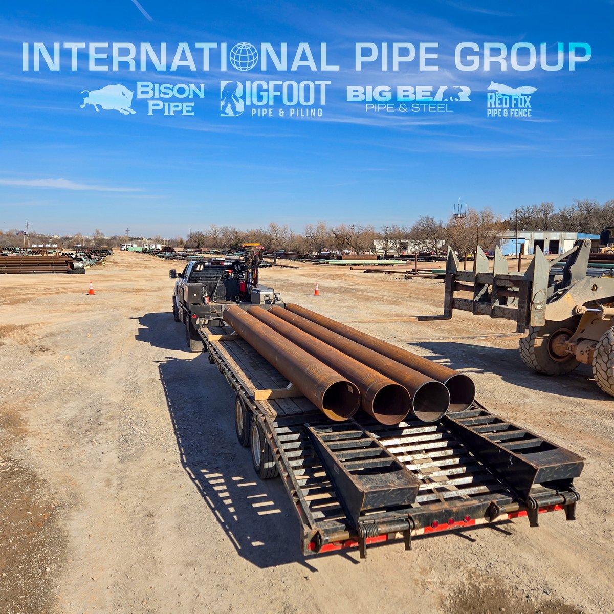 bigfootpipe's tweet photo. Truck trailer or semi trailer, we can load it all! Call us at (425) 882-1000 to get your order loaded!
#BigfootPipe #SteelPipe #PipeYard https://t.co/evXayiVp6D