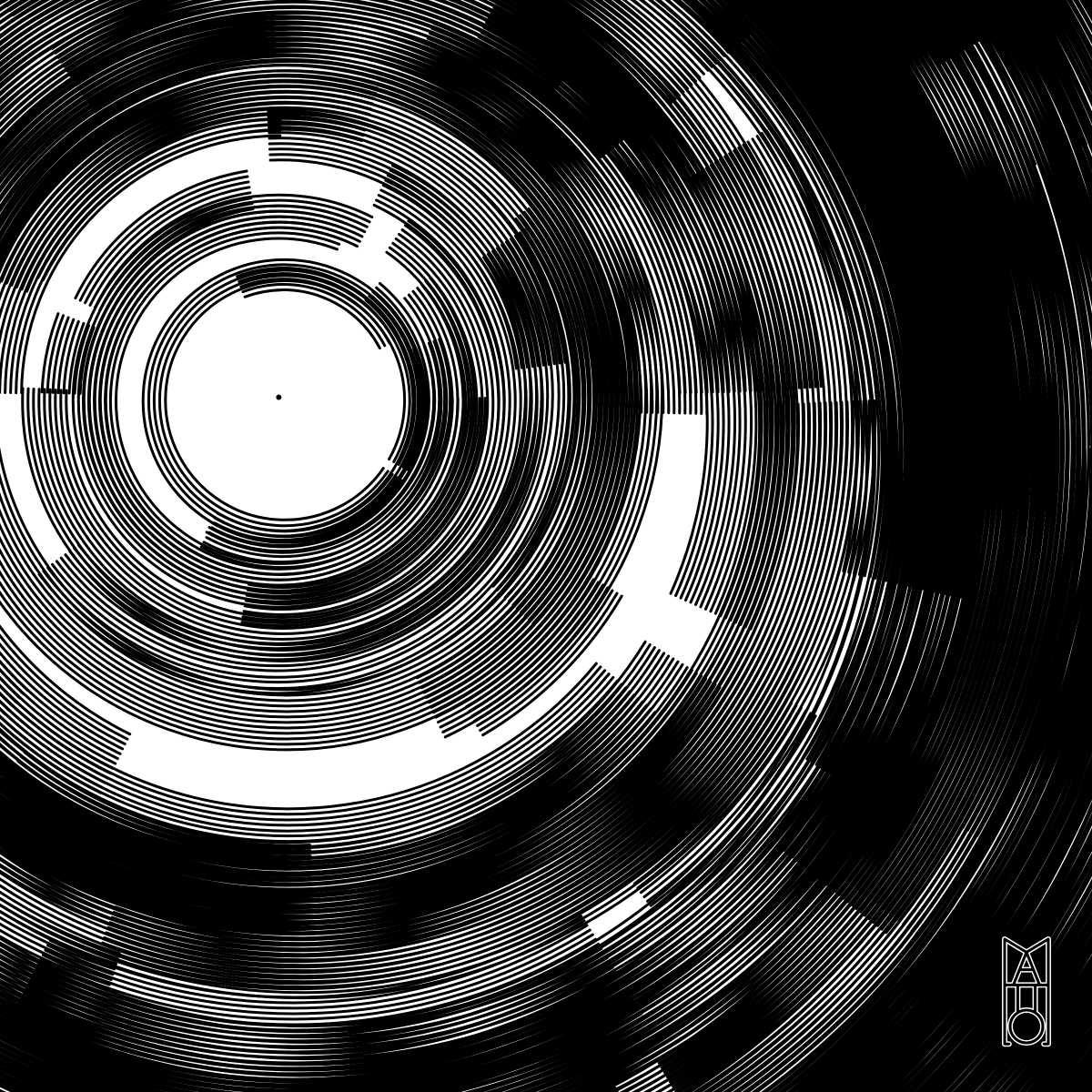 MonkMatto's tweet photo. 'At the Still Point of the Turning World: Algorithmic Self Portrait, 2025' mint closes in 24 hours on @artblocks_io 

They're 0.015 Eth per mint, and currently there are 33 pieces in the collection (Thank you minters!). These are animatable, and plottable. Here are the latest 4. https://t.co/3kLbrdvoVp