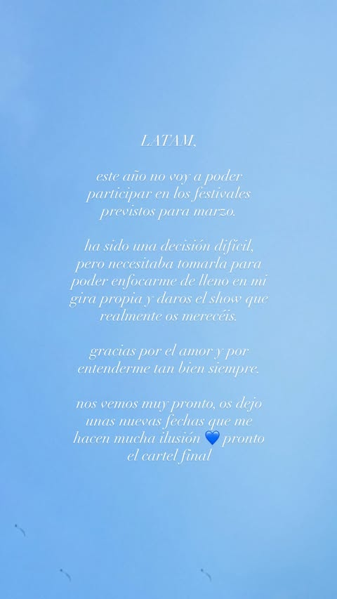 SFV_Cinema's tweet image. se suma aitana a la lista de artistas q se bajan del lollapalooza de este año. incluyendo a the dare, lola young, y davd.