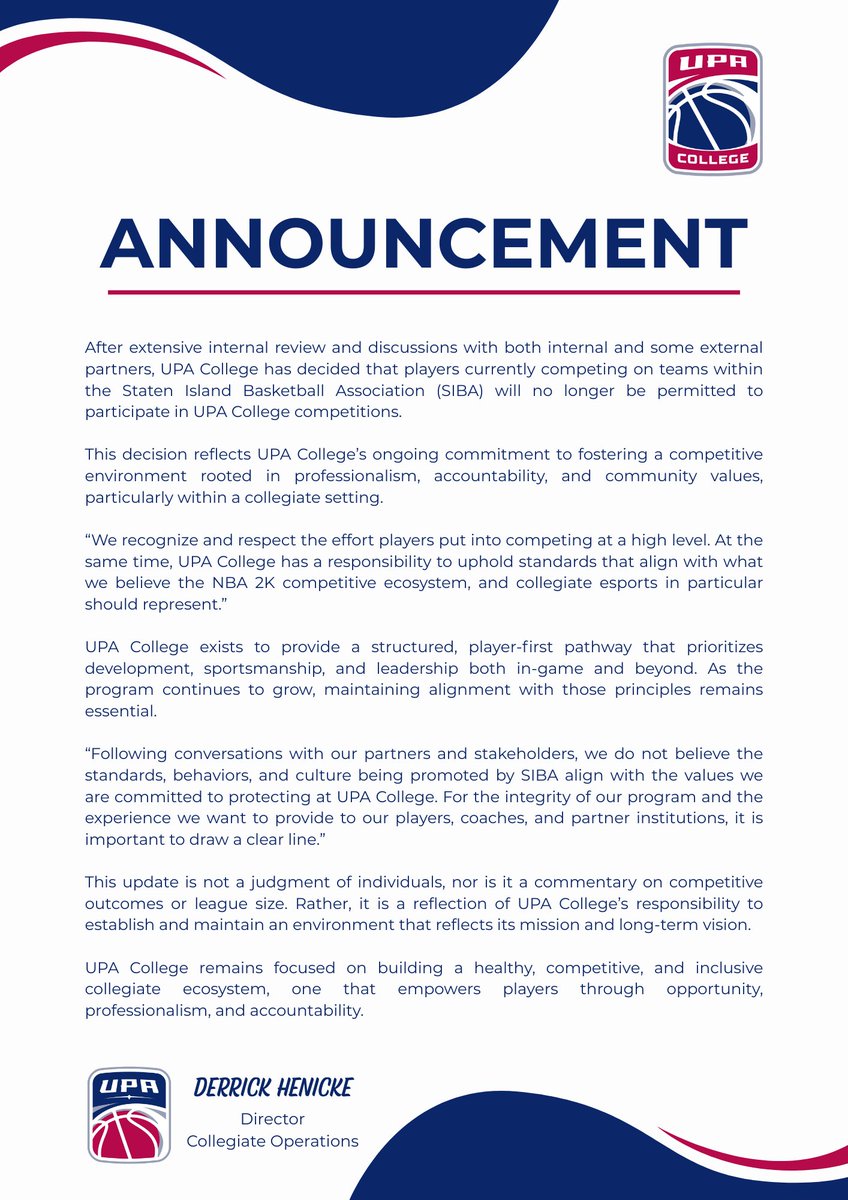 UPA College tweet media