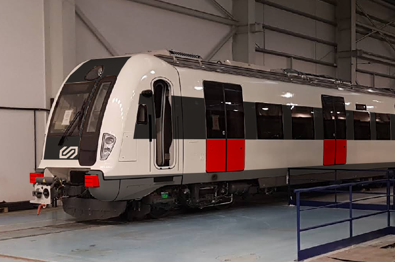 foto filtrada de la primera unidad de la serie 214 de FGC