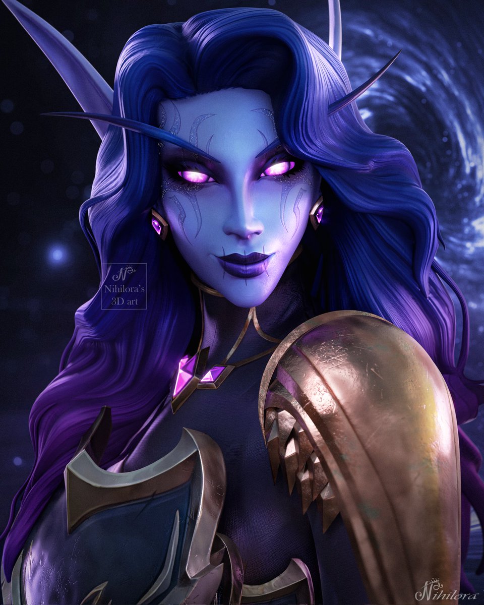 💜 Leranaya 💜

One of the latest portrait requests I had the pleasure to make: Leranaya, a stunning void elf for <a href="/Asalaenaa/">Asalaena&co</a> ✨

#worldofwarcraft #warcraftart  #voidelf #nihilora3dart