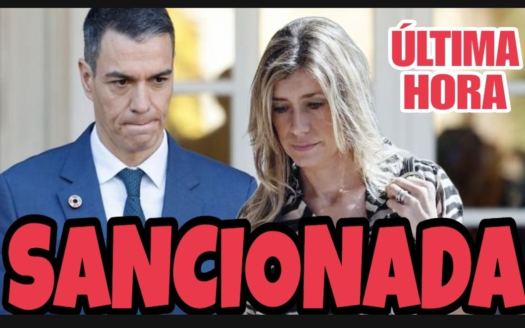 UACD_Youtube's tweet image. 🔥ÚLTIMA HORA🔥
Begoña Gómez que sigue sin obedecer a la Justicia y se niega a entregar su Pasaporte, acaba de ser sancionada por el Registro Mercantil por incumplir nuevamente la legalidad.

Ante su incumplimiento de la obligación legal de entregar las cuentas anuales de 2024 de…