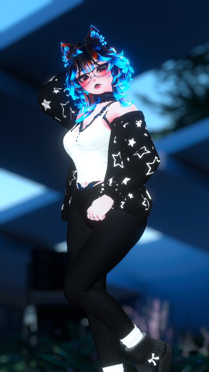 I hope me dressing cozy is okay for today 💙🧡
Hoshi by <a href="/TinkerLucyVRC/">TinkerLucy</a> releasing Feb. 12th!