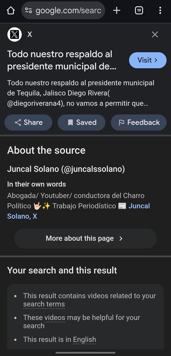No, <a href="/juncalssolano/">Juncal Solano</a>, tu tuit defendiendo al narco alcalde de Tequila no fue falso, aún se puede ver en la cache de Google, maldita mitómana.