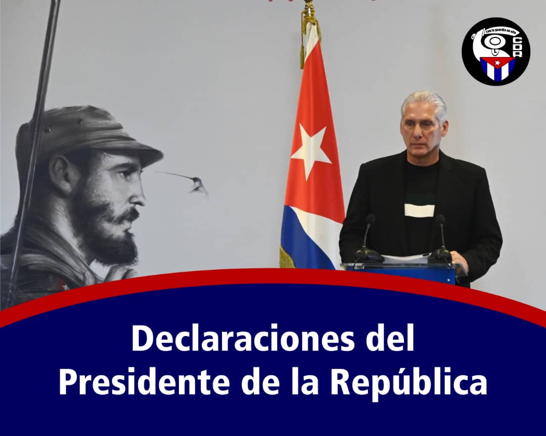 Algunas ideas expuestas por el Presidente Miguel Díaz-Canel Bermúdez en la Conferencia de Prensa en la mañana de este jueves.

Detalles en el link 👇
facebook.com/10006729906719…

#CDRCuba #Cuba #CubaEstáFirme