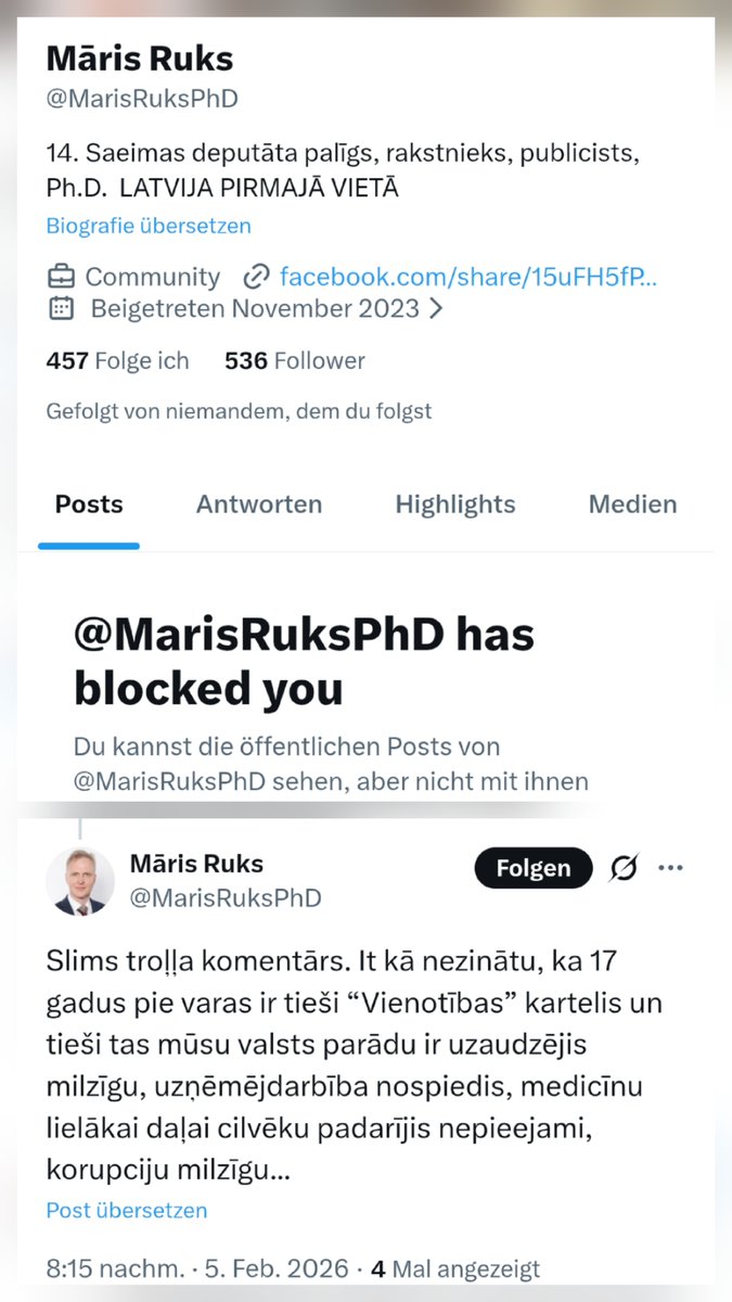 Kas ir šis? Māris Ruksis? Un, kas ir Phd? Padebīli habilitēta dirsa? Cienījamais Rukša kungs <a href="/MarisRuksPhD/">Māris Ruks</a> vai varat izskaidrot?
