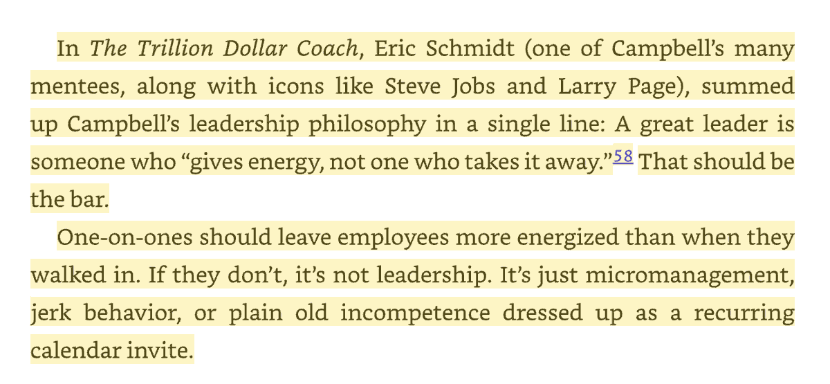 Eric Schmidt, Bill Campbell, Randall Collins and Rebecca Hinds agree: the great leaders give energy.