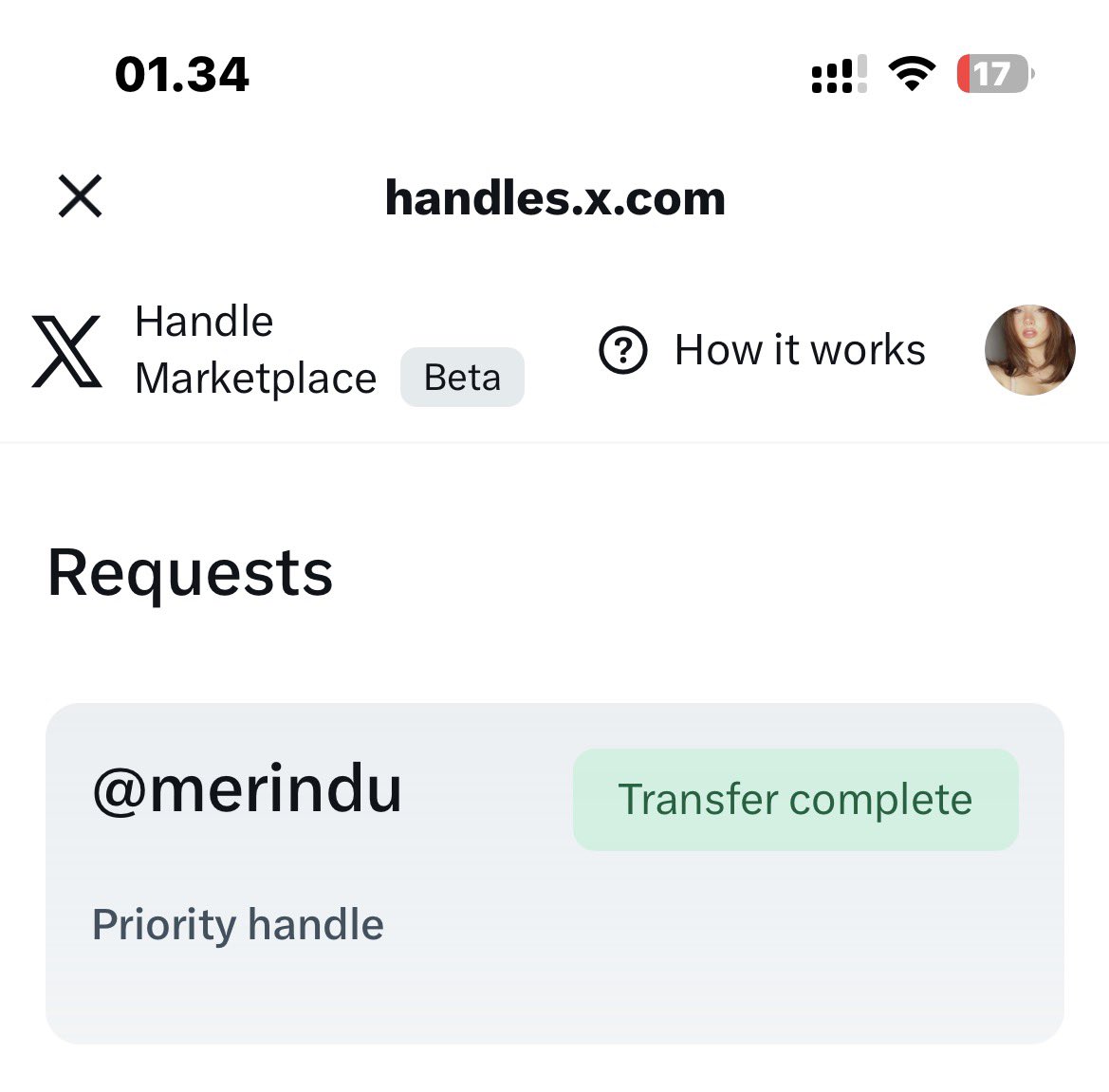 merindu's tweet photo. ayeee welcome new username @merindu 🙋🏻‍♀️🥳 username yang aku dapetin dari fitur baru X “handles”🤓☝🏻 https://t.co/oKiNTGMdFQ