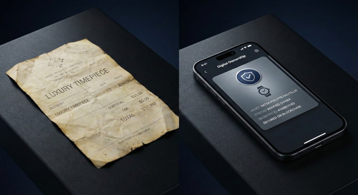 OwnifyOfficial's tweet photo. Ownership is broken. We are fixing it.

Every year, over $500B is lost to counterfeit goods, stolen items, and real estate fraud

Why? Because in 2026, we still rely on fading paper receipts to prove we own valuable assets

It is time for a hardware upgrade for the physical world https://t.co/yXtKuHMQHw