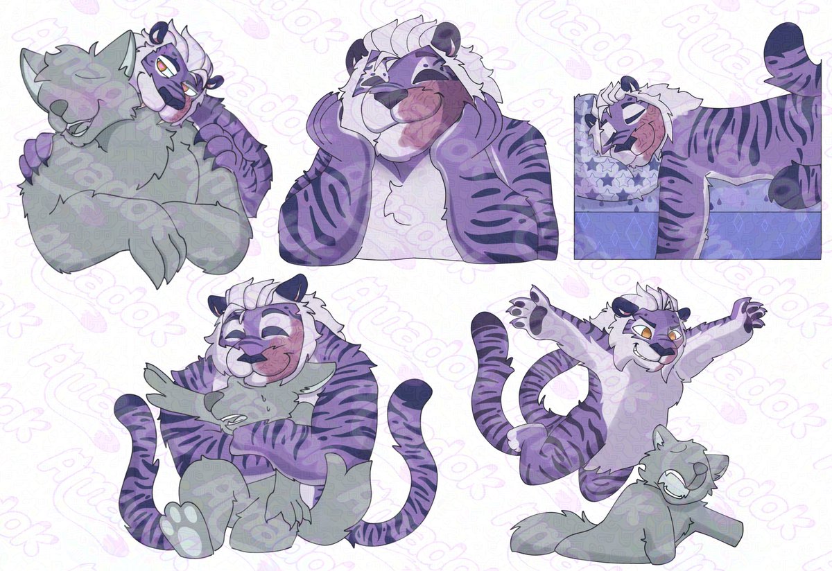 Another commission completed!! A sticker pack!