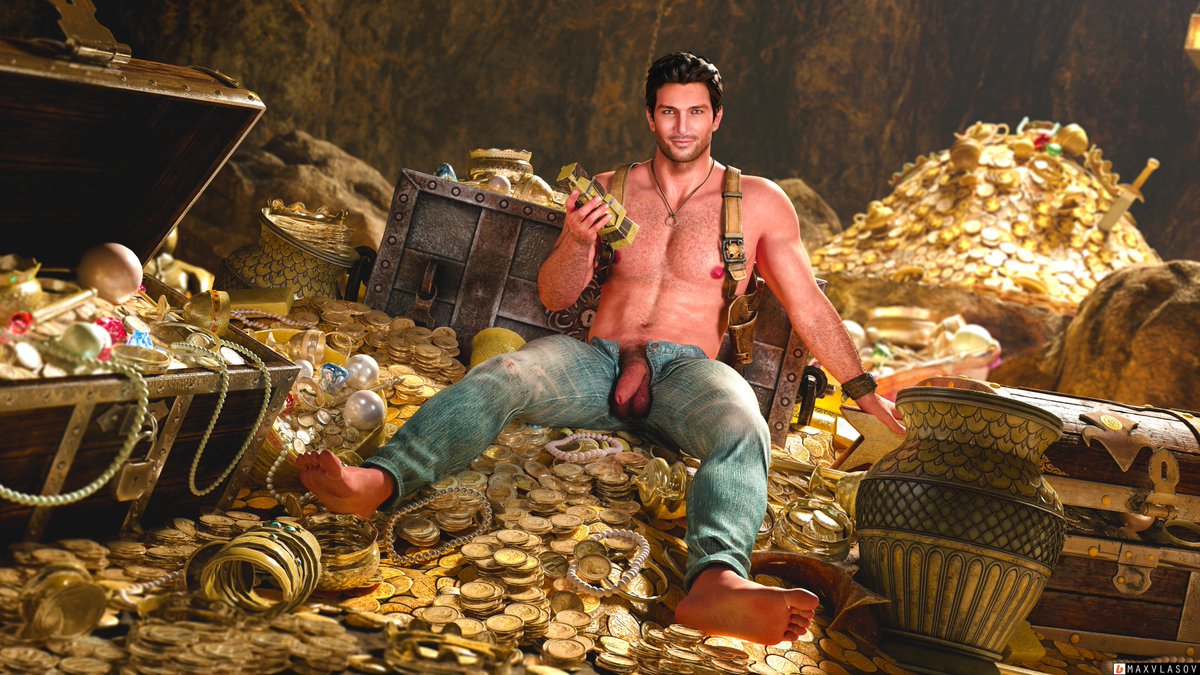 𝗔𝗺𝗼𝗻𝗴 𝘁𝗵𝗲 𝗧𝗿𝗲𝗮𝘀𝘂𝗿𝗲𝘀
Nate is so happy with all of the treasures he found!🤪
He's literally jumping out of his pants🤭
Full set available on Boosty at Patreon (links in bio)
[2025-03-30, Extra] | (NSFW)
#NathanDrake