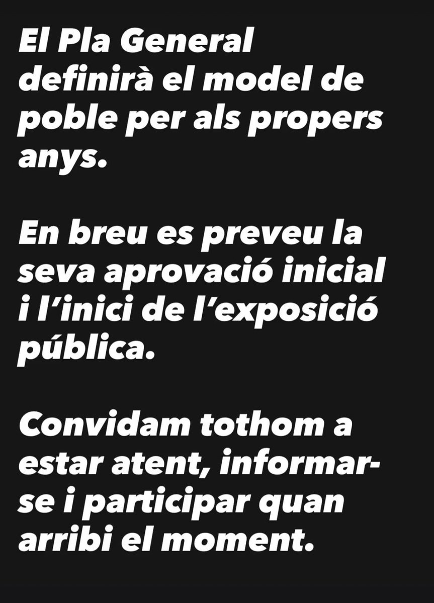 Aviat es durà a aprovació al plenari. Ens ajudareu a aturar aquesta destrucció del nostre poble?