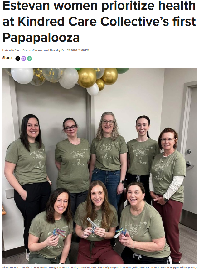 DiscoverEstevan's tweet image. 💗 Estevan women prioritized health at Kindred Care Collective’s first Papapalooza — empowering wellness for all! Read more on Discover Estevan.
 discoverestevan.com/articles/estev…
#Papapalooza #HealthMatters #Estevan #Wellness 🎀💪