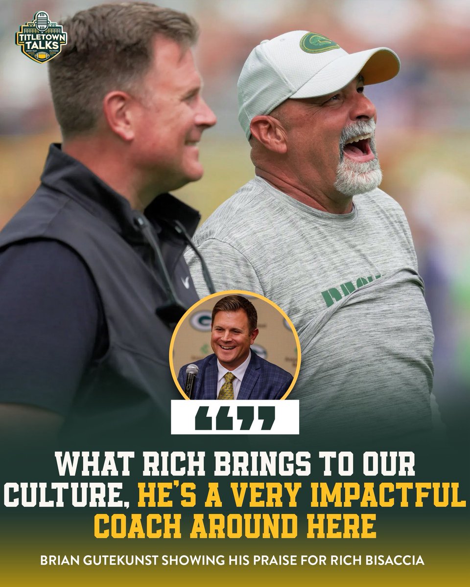 Brian Gutekunst praised ST coach Rich Bisaccia. 

Bisaccia’s special team units have been bottom 25 every year he’s been on the team.

It seems like as long as you bring “culture” you don’t need to produce results to stay on this football team 👌