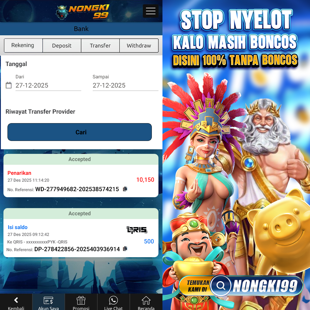 codlinton's tweet image. SUDAH SIAP TARIK TUNAI BESAR?
💥 Link Situs Slot Gacor Hari Ini!!
🔗 cutt.ly/TtvL3lKn
💎 MAIN DI NONGKI99 - Situs Slot77 Terpercaya
✨ Server VIP Thailand Performa Indonesia
💰 WD Kilat Tanpa Limit Hanya Di Sini
📊 Update Pola RTP Gacor Malam Ini