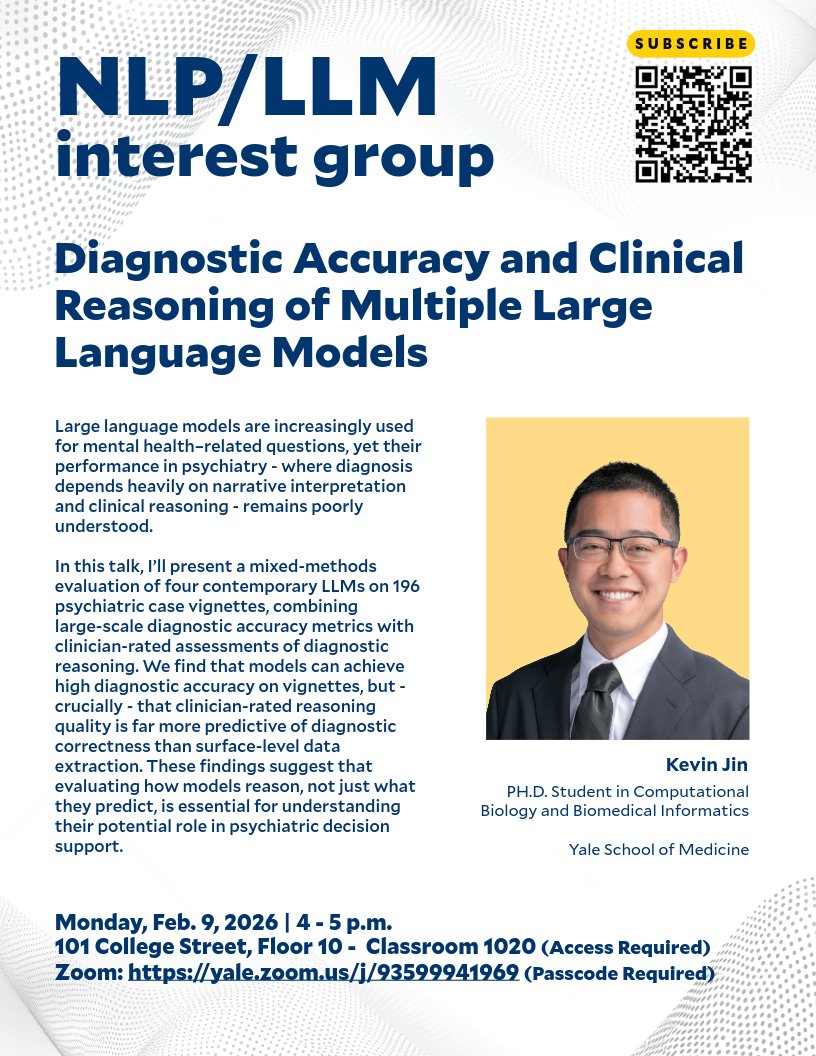 Clinical NLP Lab at Yale tweet media