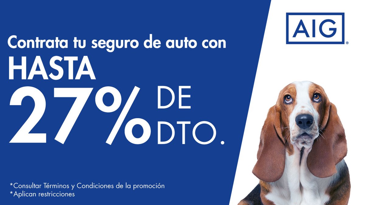 🚐 No olvides contratar tu Seguro de Auto AIG con ayuda de Rastreator y obtener hasta 27% de dto. Válido al 15 de febrero de 2026.

Consulta Términos y Condiciones. 🐶👉 rastreator.mx #RastreatorMX #GuauGuau
#SeguroDeAuto #Cotizador #ComparadorDeSeguros