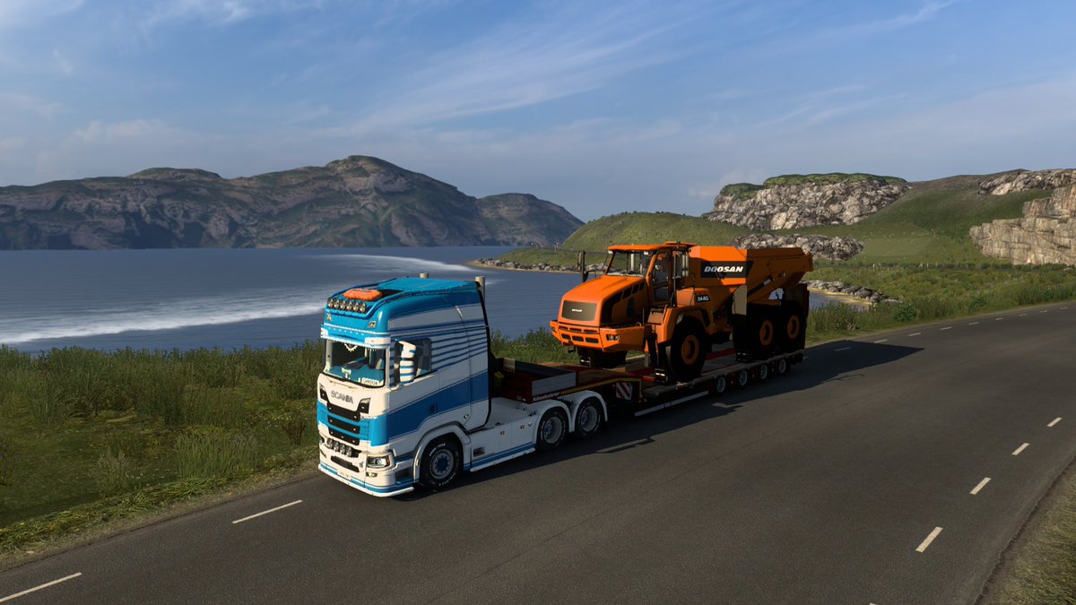 Checksfield92's tweet photo. Still putting in them hours, Some scenic routes on this game! 🤩 @SCSsoftware #est2 #bestcommunityever https://t.co/HHiuzWStOs