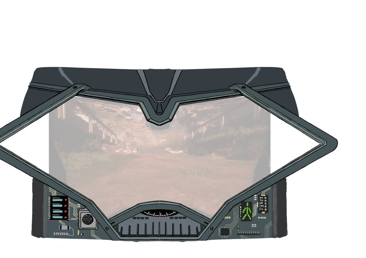 Athena2327_'s tweet photo. As we continue to work on part 2 of our comic series "Spiders", we have also been developing a short game experience. Here is the concept of the HUD for the MK1 Praetorian "Protector" helmet.  Follow us so you don't miss any updates! #indiegames #conceptart #gameart #athena2327 https://t.co/cLrFEQIykr
