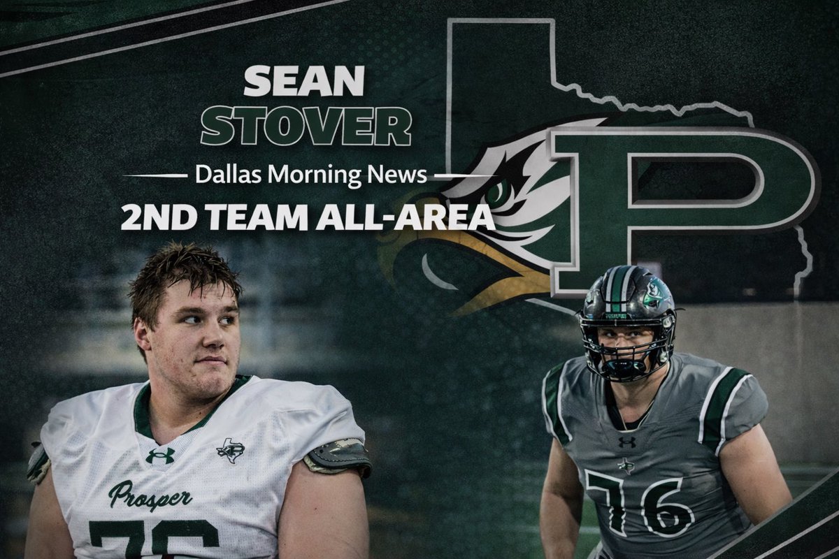 ProsperEaglesFB's tweet photo. Congratulations to these Eagles on earning Dallas Morning News All-Area honors. They represented #TheShip the right way on and off the field. https://t.co/fgFLYkDhRO