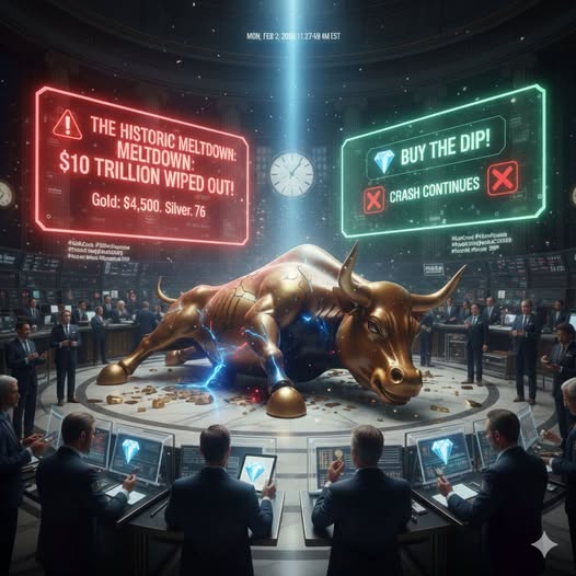 PaulGoldEagle's tweet image. 🚨 THE HISTORIC MELTDOWN: $10 TRILLION WIPED OUT! 🚨
​Is this the end of the #PreciousMetals #Supercycle, or the ultimate buying opportunity of the decade? 📉💰
​In a brutal move that sent shockwaves through global #FinancialMarkets, Gold and Silver just experienced their most