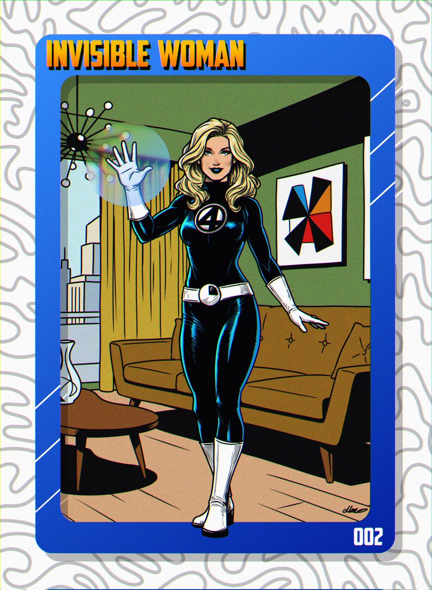 ellmo_draws's tweet image. 002 - 
Invisible woman - Sue Storm