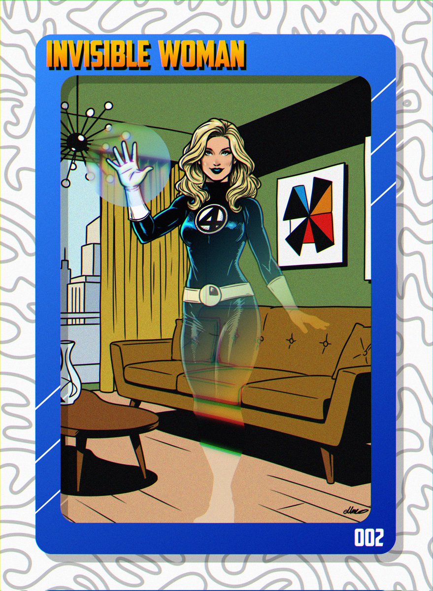 ellmo_draws's tweet image. 002 - 
Invisible woman - Sue Storm