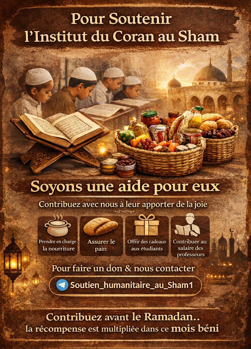 Soutien humanitaire au sham tweet media