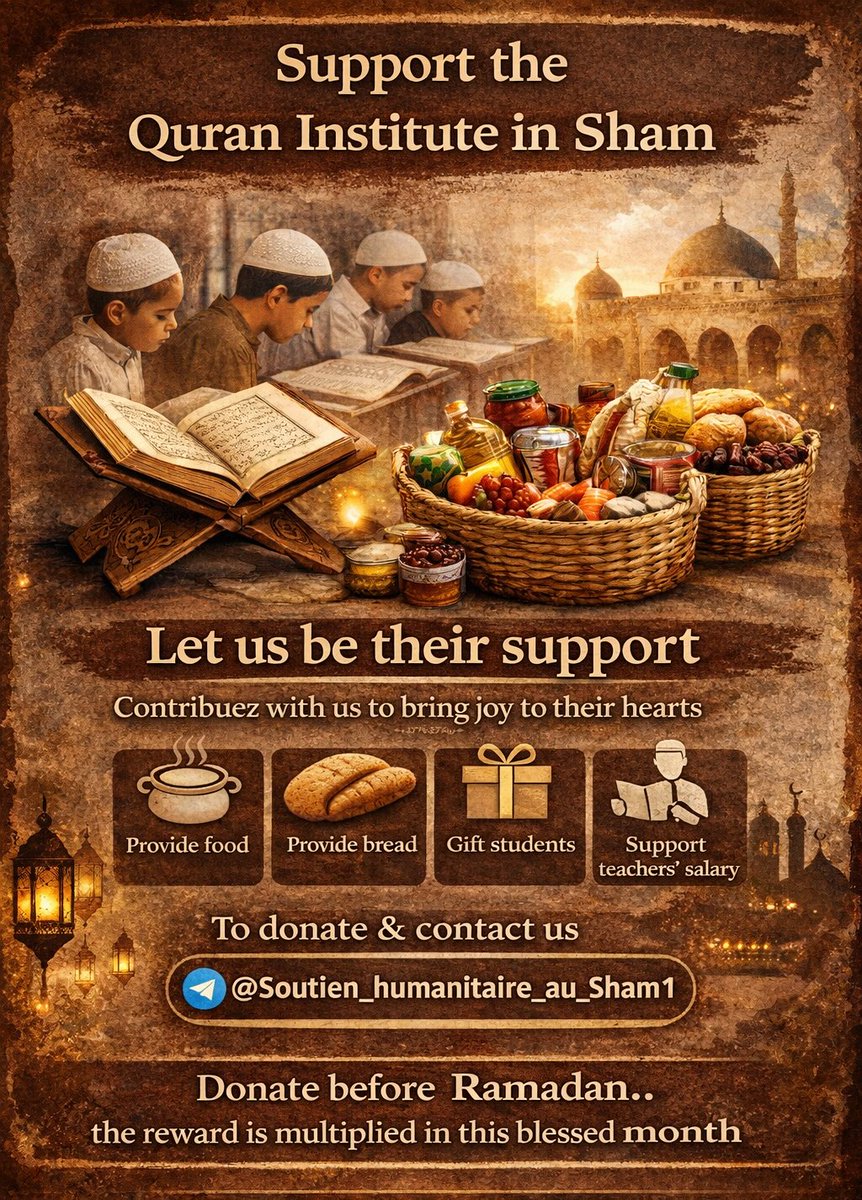 Soutien humanitaire au sham tweet media