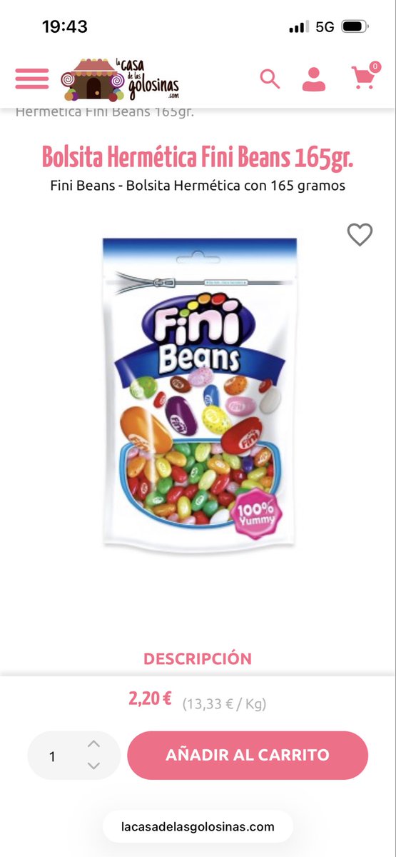 VioletaSamerss's tweet photo. @Fini_golosinas Si son de esta bolsa ninguna, porque no están marcadas. Si son de la bolsa de 1kg diría que 112 fini beans https://t.co/3SJfDwJjbl