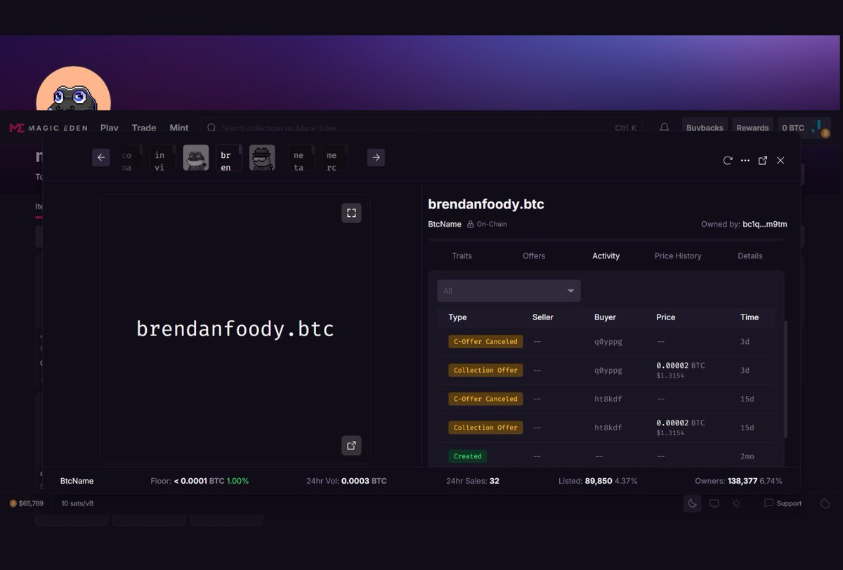 Mercorbtc's tweet photo. Hello Brendan / Mercor team, @mercor @BrendanFoody 

I am the owner of the name mercor.btc in Bitcoin (Magic Eden / BtcName). The domain is available for direct transfer to the company. Mercor should have exclusive control of this asset. @btcname_DID https://t.co/H94MGd6Gr4