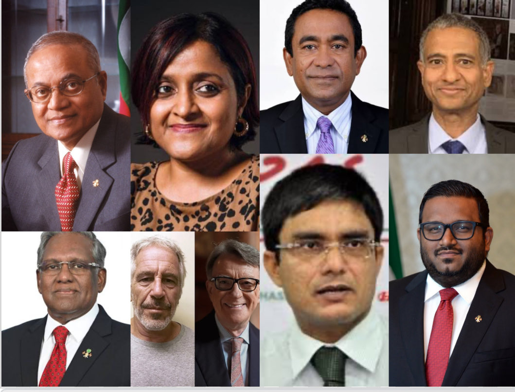 Wow!

cc: <a href="/DrWaheedH/">Mohamed Waheed</a> <a href="/maumoonagayoom/">Maumoon Abdul Gayoom</a> <a href="/prz_ymn/">Abdulla Yameen</a> <a href="/ahmedshaheed/">Ahmed Shaheed</a> <a href="/dunyamaumoon/">Dunya Maumoon</a> <a href="/Ahmed_Adeeb/">Ahmed Adeeb</a>

I’ve just received this info sheet from a senior UK stakeholder who worked with Maldives gov before.

It shows how, through Jeffrey Epstein’s close associate Lord Peter Mandelson, a wider