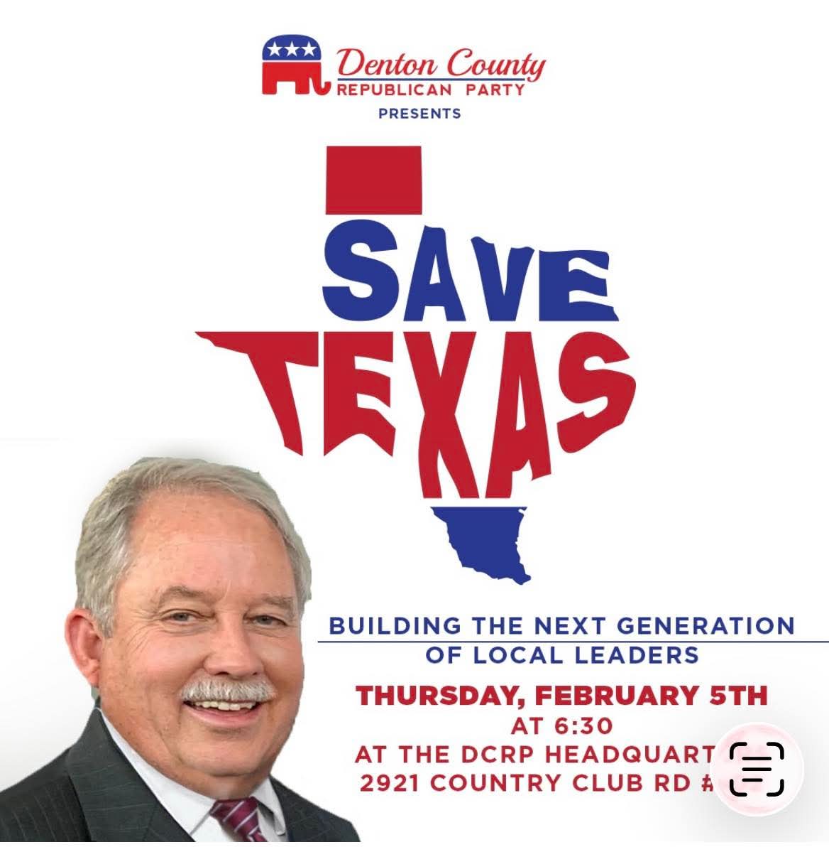 Join us this evening! Let's #SaveTexas!
