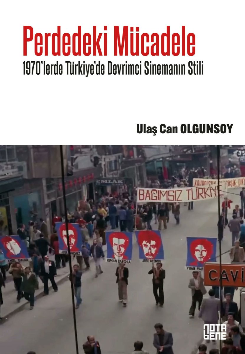 Türkiye’nin 1970’li yıllarındaki devrimci sinemasına dair önemli bir inceleme.

Ulaş Can Olgunsoy, devrimci sinemada ❝stil❞ kavramını; anlatı, sinematografi, kurgu ve mizansen üzerinden kurulan bütünlüklü bir ideolojik yapı olarak ele alıyor.

<a href="/NotaBeneY/">NotaBene Yayınları</a>
tinyurl.com/mrxznat3