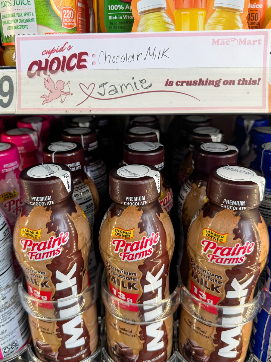 Want to know what our team is crushing on this month? 

Keep an eye out for our Cupid's choice signs in our stores to see our team members favorite snacks and drinks 👀🫡