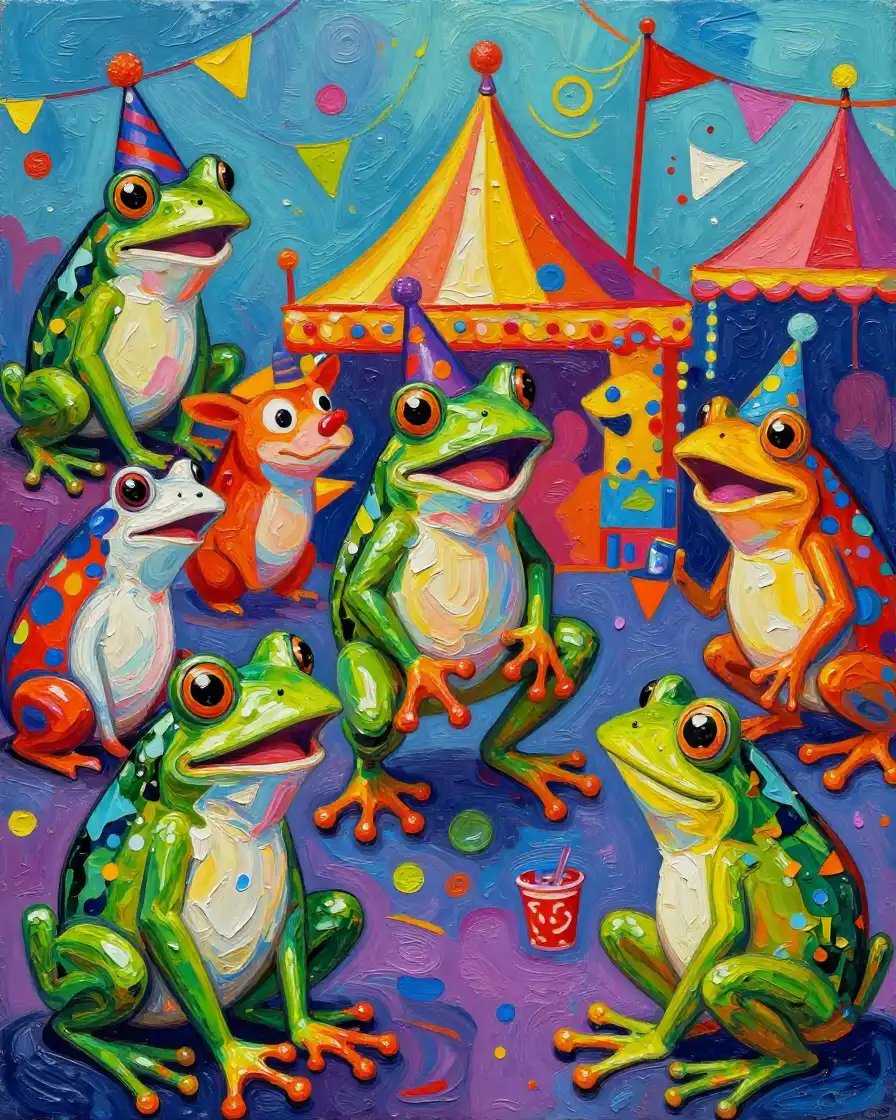 Qt your carnival frog/ animals 🎠🎡🐸
